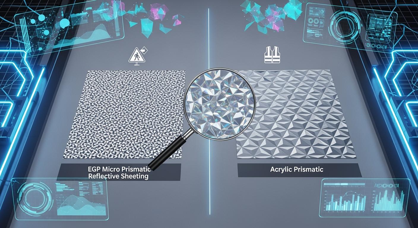Láminas reflectantes microprismáticas EGP frente a láminas prismáticas acrílicas: ¿Cuál es la verdadera diferencia?