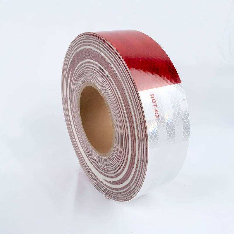 reflective tape red white